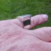 Niels Erik From, silver ring, Denmark, 1975 London import marks (Ref S+188) - Image 7