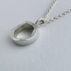 Niels Erik From, silver minimalist pendant on chain, Denmark, circa 1980 (Ref S+237) SOLD - Image 3