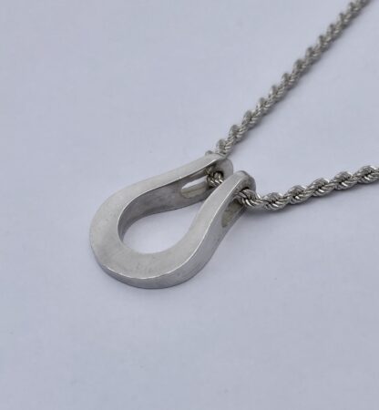 Arne Johansen, silver pendant on chain, Denmark, circa 1975 (Ref S+244) SOLD - Image 2