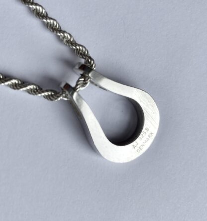 Arne Johansen, silver pendant on chain, Denmark, circa 1975 (Ref S+244) SOLD - Image 4