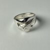 Zoltan Popovits for Lapponia, 'Bambu' silver ring, Finland, 1997 (Ref S+170)