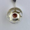 Kultaseppa Salovaara, rhodochrosite set silver pendant on a chain, Finland, 1973 (Ref S+257HH) SOLD - Image 4