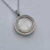 Niels Erik From, black onyx set silver pendant on chain, Denmark, circa 1980 (Ref S+247HH) SOLD - Image 4