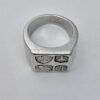 Jack Spencer, feature hallmark silver ring, Sheffield 1973 (bicentenary date letter) (Ref S+291) SOLD - Image 4
