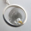 Arne Johansen, tourmalinated quartz bead set silver pendant, Denmark, circa 1970 (Ref S+216) SOLD - Image 3