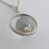 Arne Johansen, tourmalinated quartz bead set silver pendant, Denmark, circa 1970 (Ref S+216) SOLD - Image 7