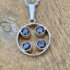 Kultaseppa Salovaara, smoky quartz set silver pendant on a chain, Finland, circa 1975 (Ref S+259) SOLD