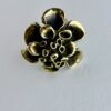 Hannu Ikonen for Valo-Koru, bronze reindeer moss ring, Finland (S+316HH)