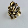 Hannu Ikonen for Valo-Koru, bronze reindeer moss ring, Finland (S+315) SOLD