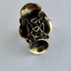 Hannu Ikonen for Valo-Koru, large bronze reindeer moss ring, Finland (S+320HH) SOLD