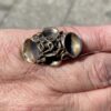 Hannu Ikonen for Valo-Koru, large bronze reindeer moss ring, Finland (S+320HH) SOLD - Image 2