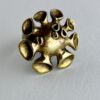 Hannu Ikonen for Valo-Koru, unusual model of bronze reindeer moss ring, Finland (S+318) SOLD