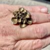 Hannu Ikonen for Valo-Koru, bronze reindeer moss ring, Finland (S+317) SOLD - Image 2