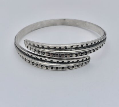 David-Andersen, silver 'Saga' bangle, Norway, circa 1965 (Ref S+298) SOLD