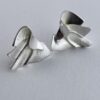 Zoltan Popovits for Lapponia, pair of silver 'Scylla' clip earrings, Finland 1998 (Ref S+345) SOLD