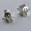 Zoltan Popovits for Lapponia, pair of silver 'Scylla' clip earrings, Finland 1998 (Ref S+345) SOLD - Image 2