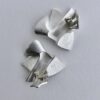 Zoltan Popovits for Lapponia, pair of silver 'Scylla' clip earrings, Finland 1998 (Ref S+345) SOLD - Image 3
