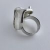 Bjorn Weckström for Lapponia, silver 'In the Magma' ring, Finland, 1971 (Ref S+343HH) - Image 4