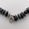 Margaret Turner, hematite, rose quartz and garnet necklace, unmarked, circa 1975 (Ref S+124) SOLD - Image 4