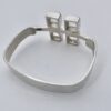 Valo-Koru Oy, four stone rock crystal set silver bangle, Finland, 1975 (Ref S+352) SOLD - Image 4