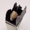 Thor Selzer, opal set silver and gold ring, Denmark, circa 1970 (S+351) SOLD - Image 7