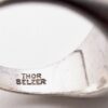 Thor Selzer, moonstone set silver ring, Denmark, circa 1970 (Ref S+350) SOLD - Image 6