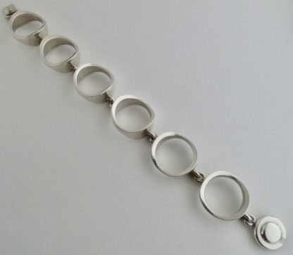 Niels Erik From, silver bracelet, Denmark, circa 1975 (Ref S+358) SOLD