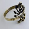 Hannu Ikonen for Valo-Koru, bronze reindeer moss cross over bangle, Finland (Ref S+304HH) SOLD - Image 3