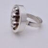Nanny Still for Kultakeskus, silver and titanium ring, Finland, 1976 (Ref S+398) SOLD - Image 2
