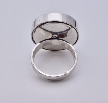 Nanny Still for Kultakeskus, silver and titanium ring, Finland, 1976 (Ref S+398) SOLD - Image 5