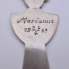 K & E Carlson, silver and enamel figural book mark, of a Swedish graduate from gymnasiet (upper secondary/high school), Sweden, 1960 (Ref S+389)  SOLD - Image 5