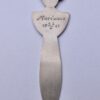 K & E Carlson, silver and enamel figural book mark, of a Swedish graduate from gymnasiet (upper secondary/high school), Sweden, 1960 (Ref S+389)  SOLD - Image 3