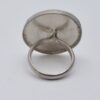 Norman Grant, enamel and silver flower head ring, Edinburgh 1973-74 (Ref S+415) SOLD - Image 4