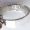 Erik Granit, rock crystal set silver ring, Finland, 1973 (Ref S+406) SOLD - Image 9