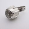 Magnus G:son Liedholm (attributed) for Candra Aktiebolag Atelje, rock crystal set silver ring, Malmo, Sweden, 1968 (Ref S+411) SOLD - Image 2