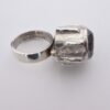 Magnus G:son Liedholm (attributed) for Candra Aktiebolag Atelje, rock crystal set silver ring, Malmo, Sweden, 1968 (Ref S+411) SOLD - Image 5