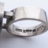 Magnus G:son Liedholm (attributed) for Candra Aktiebolag Atelje, rock crystal set silver ring, Sweden, 1968 (Ref S+412) - Image 7