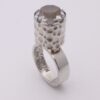 Magnus G:son Liedholm for Candra Aktiebolag Atelje, rock crystal set silver ring, Sweden, 1969 (Ref S+414) SOLD - Image 3