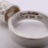 Magnus G:son Liedholm for Candra Aktiebolag Atelje, rock crystal set silver ring, Sweden, 1969 (Ref S+414) SOLD - Image 9