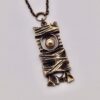 Pentti Sarpaneva, bronze pendant on chain, Finland, circa 1970 (Ref S+393HH) SOLD
