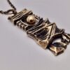 Pentti Sarpaneva, bronze pendant on chain, Finland, circa 1970 (Ref S+393HH) SOLD - Image 2