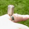 Magnus G:son Liedholm for Candra Aktiebolag Atelje, rock crystal set silver ring, Sweden, 1969 (Ref S+413) - Image 7