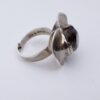 Magnus G:son Liedholm (attributed) for Brofod Aktiebolaget, smoky quartz set silver ring, Sweden, 1975 (Ref S+410) - Image 3