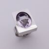 Elis Kauppi for Kupittaan Kulta, amethyst set silver ring, Finland, circa 1970 (Ref S+405) SOLD - Image 2