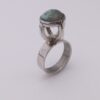 Haisen, stone set silver ring, Sweden, 1966 (Ref S+409) - Image 2