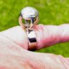 Haisen, stone set silver ring, Sweden, 1966 (Ref S+409) - Image 8