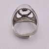 Unknown maker, rock crystal set 835 standard silver ring, possibly German, circa 1975 (Ref S+329HH) SOLD - Image 6