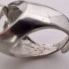 Unknown maker, rock crystal set 835 standard silver ring, possibly German, circa 1975 (Ref S+329HH) SOLD - Image 7