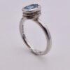 Jane Watling of Lacock, blue topaz set silver 'Tutti Fruitti' ring, London 2008 (Ref S+422) SOLD - Image 2