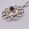 Kultaseppa Salovaara, smoky quartz set silver pendant on chain, Finland, circa 1970 (Ref S+427) - Image 3